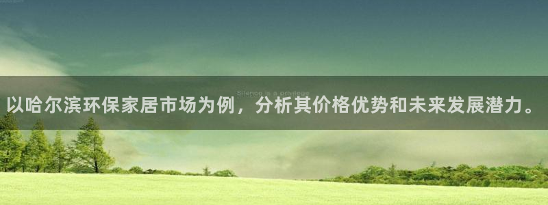 杏耀平台代理注册：以哈尔滨环保家居市场为例，分析其价格优势和