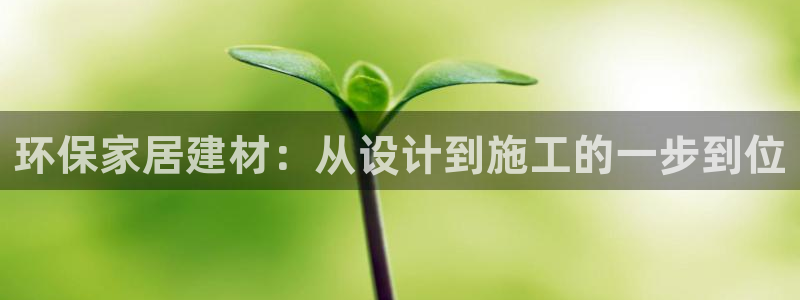 杏耀平台代理登录网址是多少：环保家居建材：从设计到施工的一步